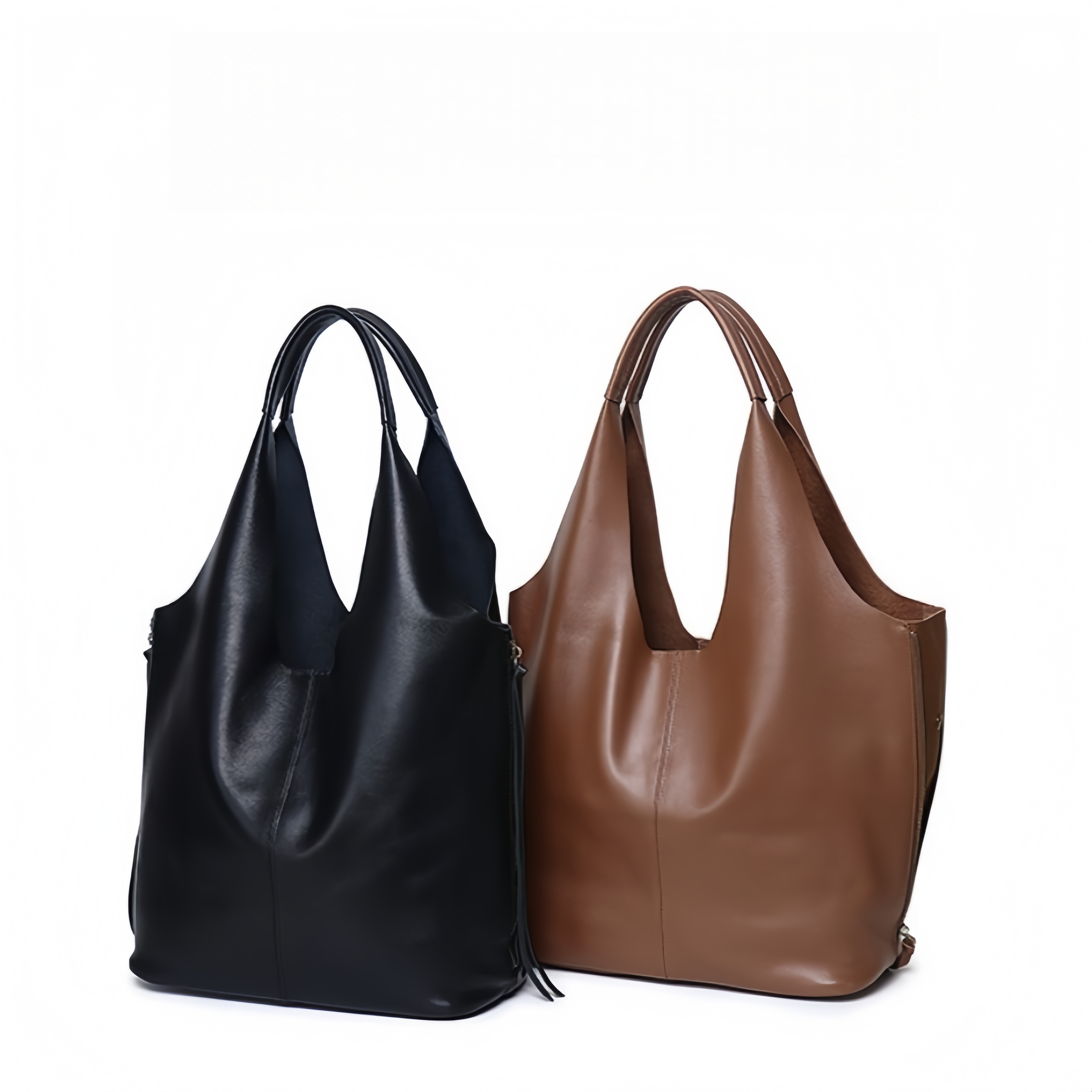 Luxury Bags Made - Luxury Cowhide Leather Women Tote Bag,