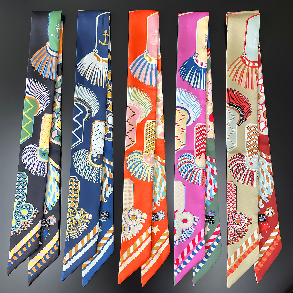 Luxury Bags Made - Brand Design Twill 100% Silk Scarf