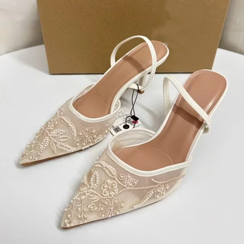 Luxury Bags And Shoes - Brand Designer White Women Wedding Pumps