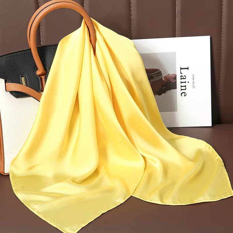 Luxury Solid Color Silk Square - Luxury Bags Duffle avis et prix