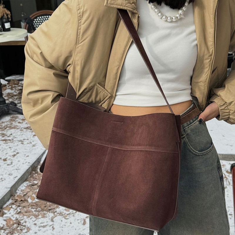 Korean Genuine Leather Tote Ba - Luxury Bags Made avis et prix