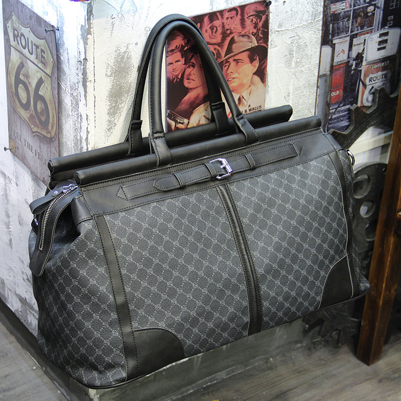 Fashion Plaid Travel Bag Men H - Luxury Bags For Men avis et prix