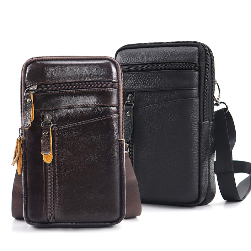 Men Luxury Genuine Leather Pho - Luxury Bags Made avis et prix