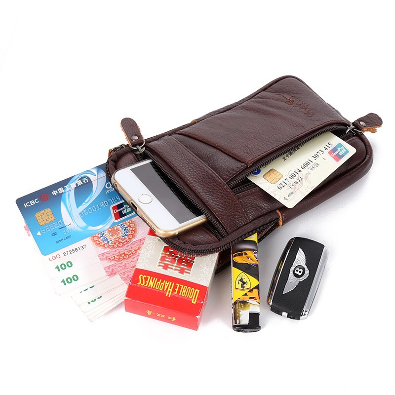 Men Luxury Genuine Leather Pho - Luxury Bags Made avis et prix