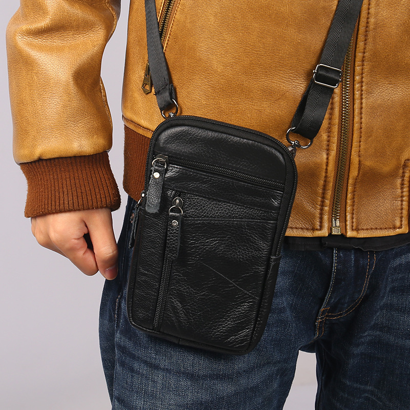 Men Luxury Genuine Leather Pho - Luxury Bags Made avis et prix
