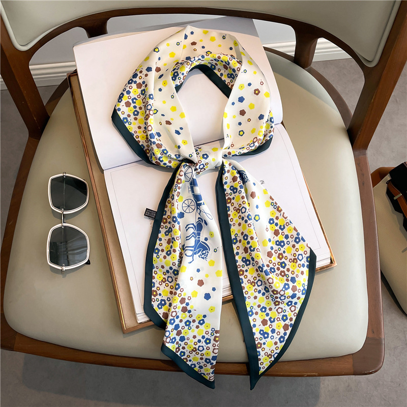 Fashion Print Long Silk Scarf  - Luxury Bags Duffle avis et prix