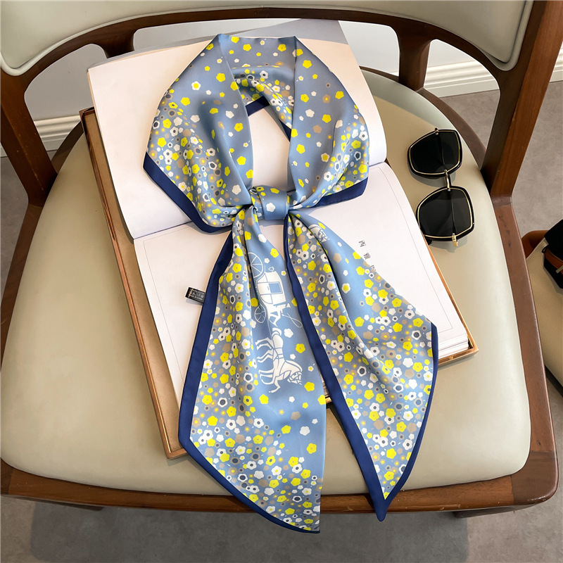 Fashion Print Long Silk Scarf  - Luxury Bags Duffle avis et prix