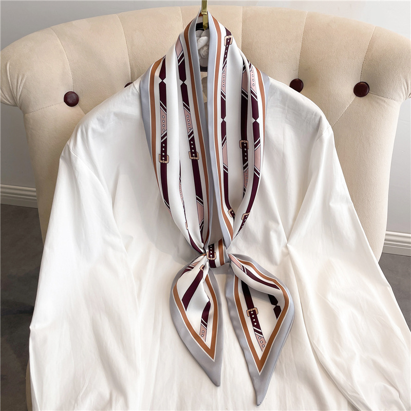 Fashion Print Long Silk Scarf  - Luxury Bags Duffle avis et prix
