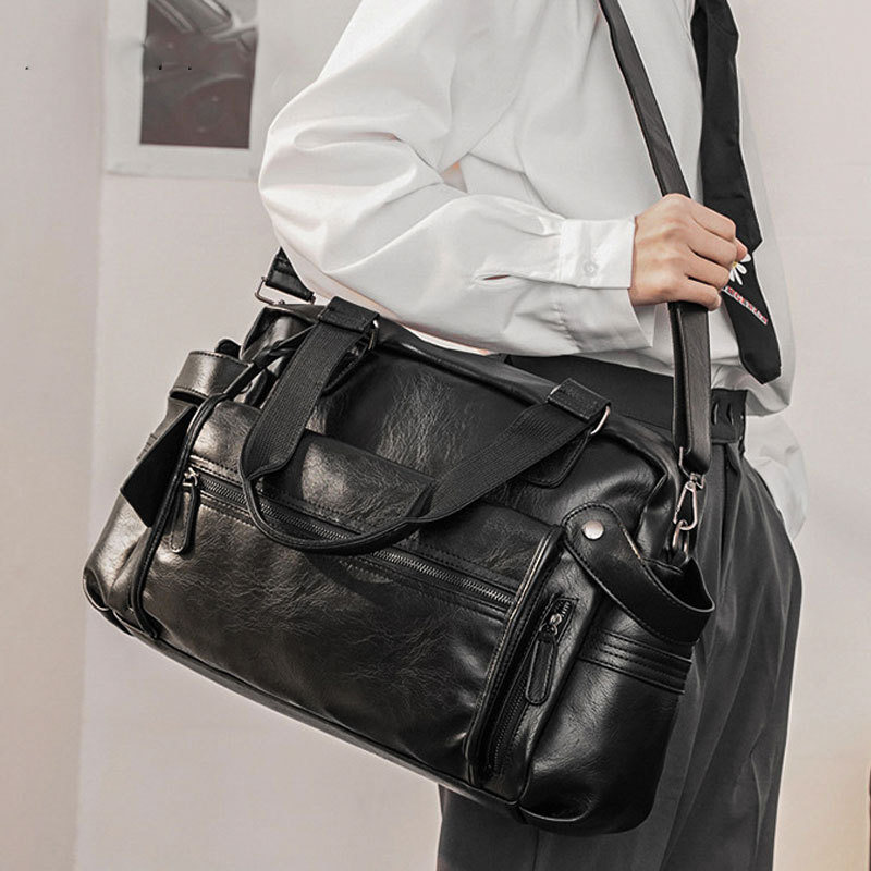 Men PU Leather Briefcase Top-H - Luxury Bags For Men avis et prix