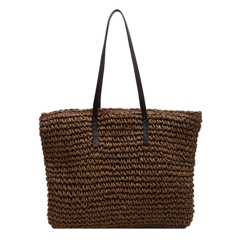 Straw Woven Tote Bags Casual L - Luxury Bags Store avis et prix