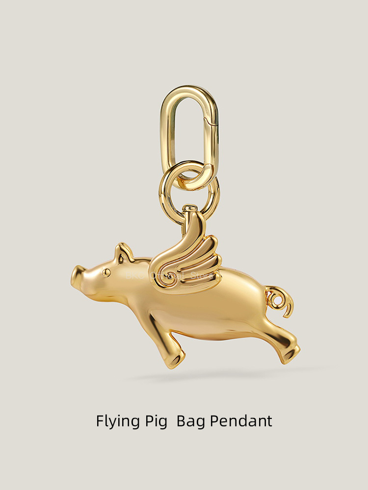 Luxury Brass Fliggy Bag Charm  - Luxury Bags Hermes avis et prix