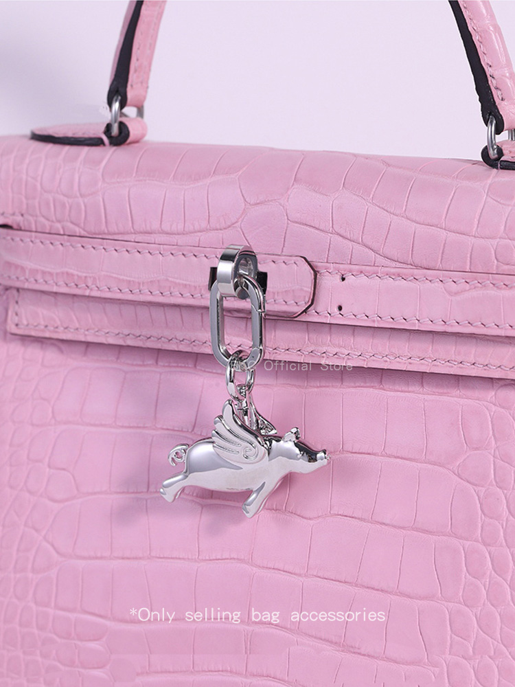 Luxury Brass Fliggy Bag Charm  - Luxury Bags Hermes avis et prix