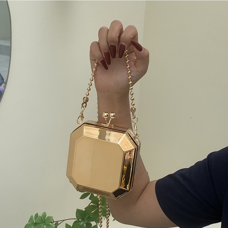 Mini Luxury Gold Party Evening - Luxury Bags With Zipper avis et prix