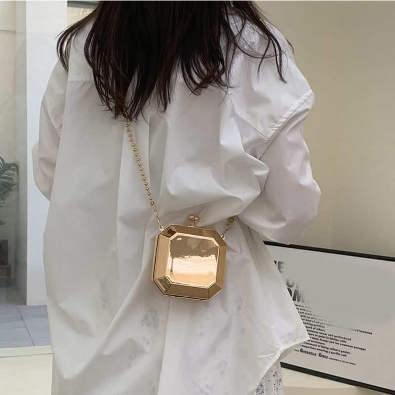 Mini Luxury Gold Party Evening - Luxury Bags With Zipper avis et prix