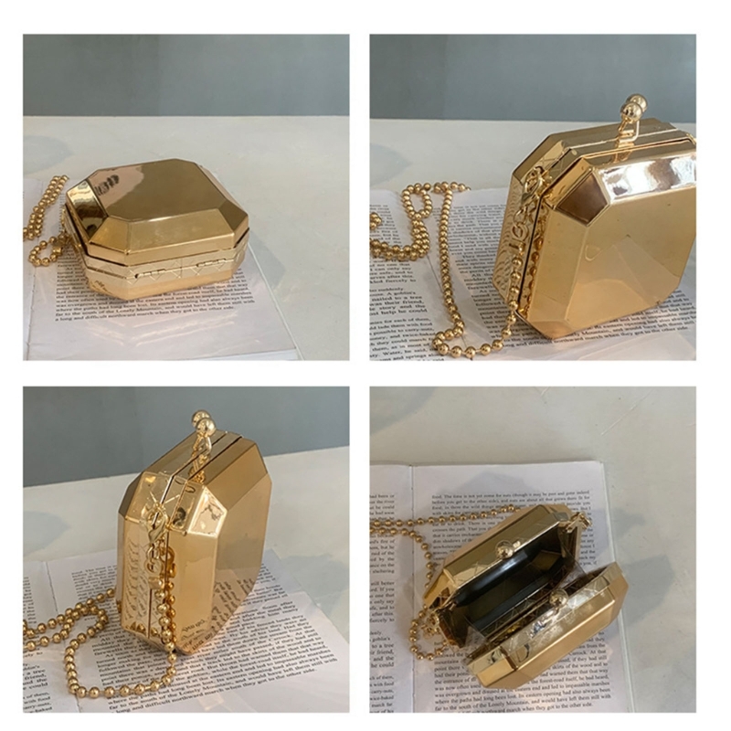 Mini Luxury Gold Party Evening - Luxury Bags With Zipper avis et prix