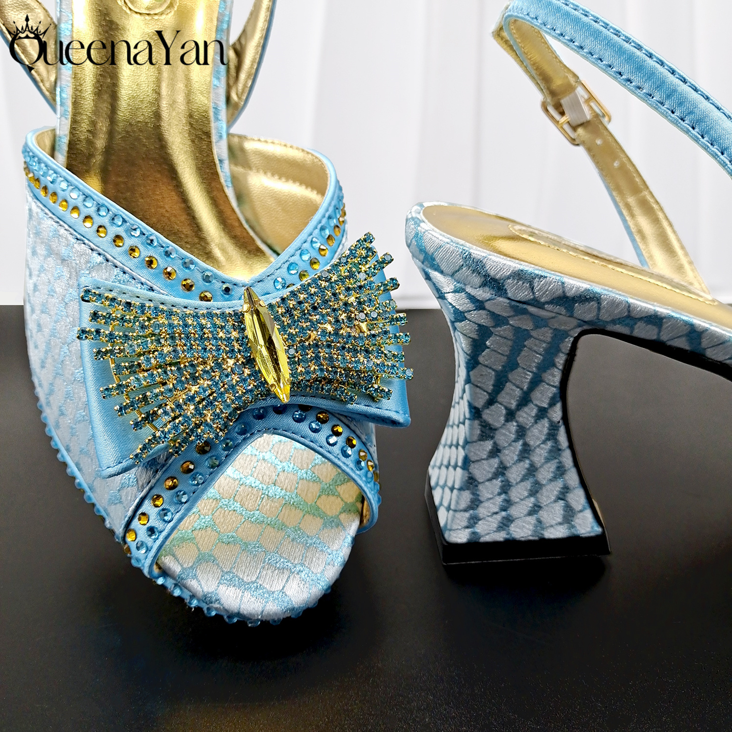 QueenaYan Hot Selling Sky Blue - Luxury Bags And Shoes avis et prix