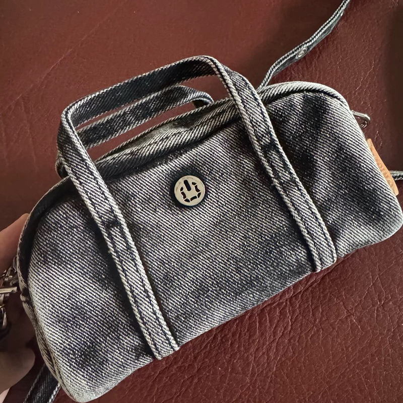 Korean Casual Mini Denim Box B - Luxury Bags With Zipper avis et prix