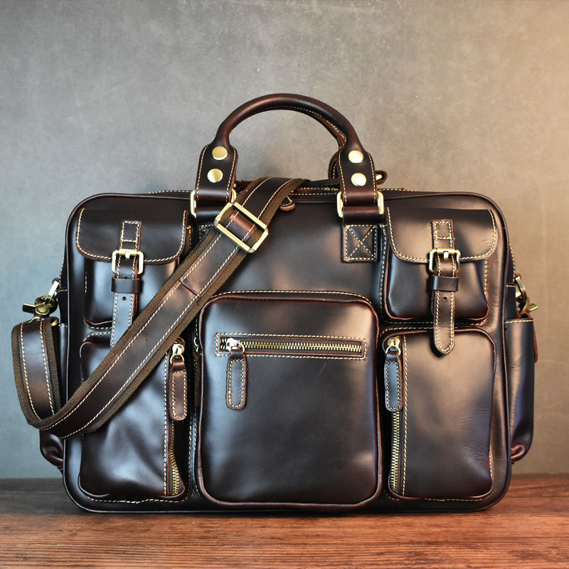 Vintage Men's Black Shoulder B - Luxury Bags For Men avis et prix