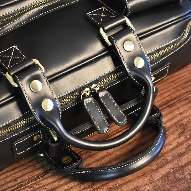 Vintage Men's Black Shoulder B - Luxury Bags For Men avis et prix