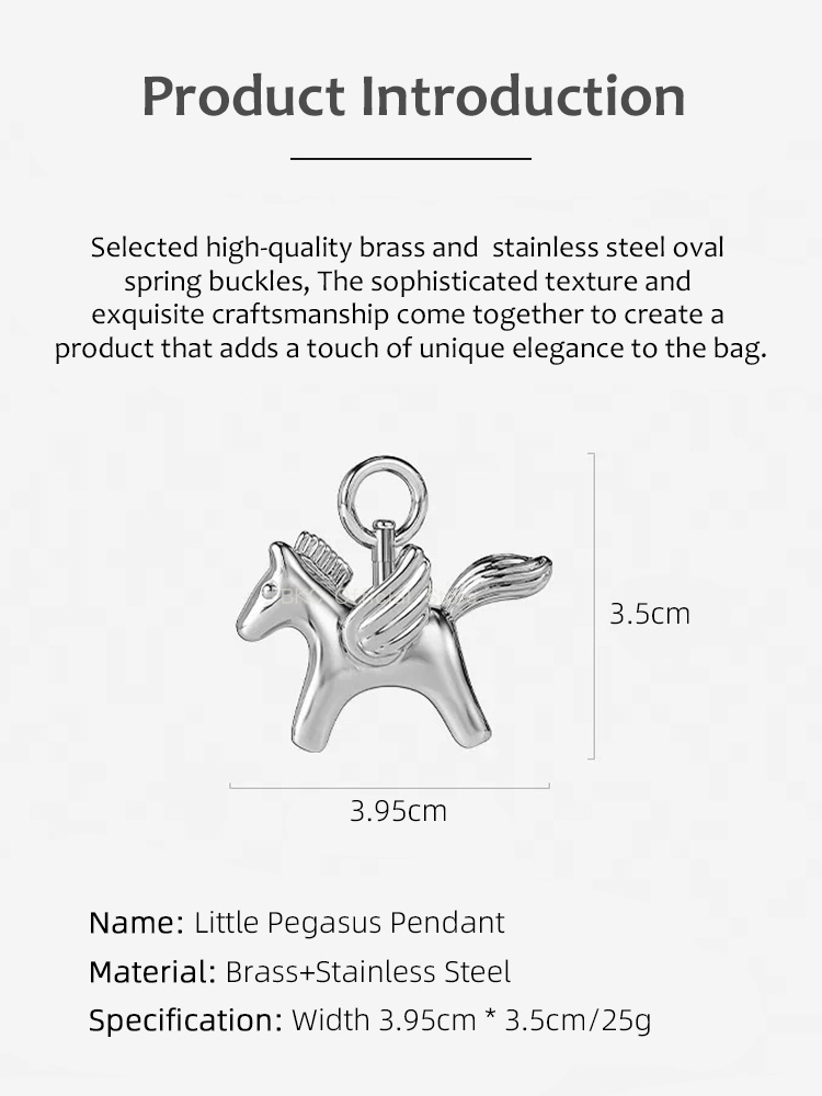 Luxury Brass Pegasus Bag Charm - Luxury Bags Hermes avis et prix